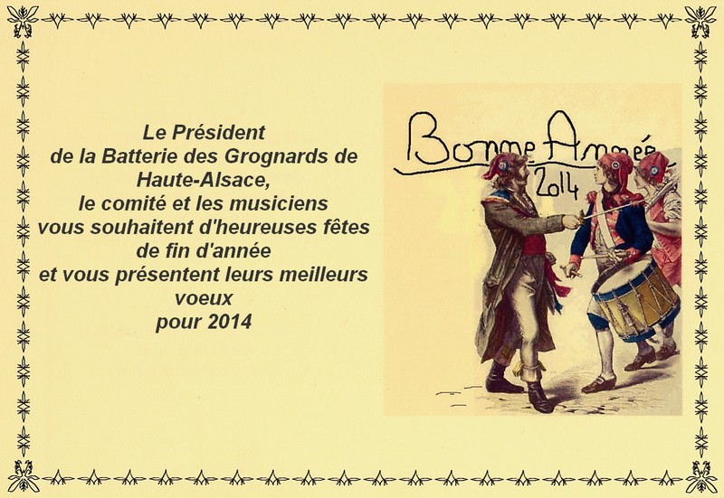 voeux tambours bgha 2014